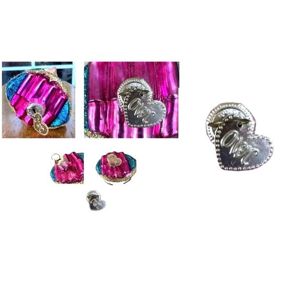 VTG Old World Christmas Comedy Tragedy Ornament Glass Mask Theater New Rare OWC - Picture 12 of 12